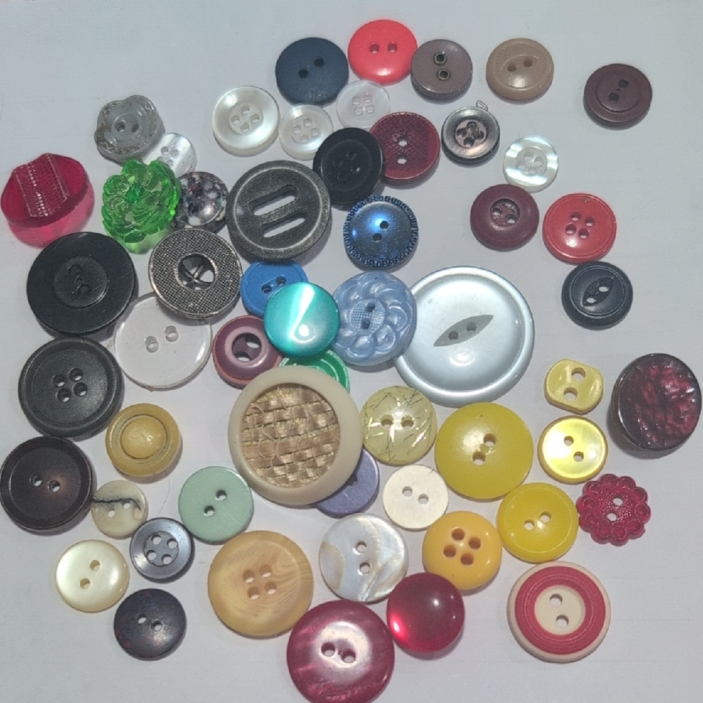 buttons Multi-Color Mixed Sewing Buttons